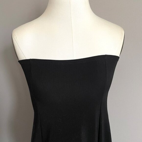 Vintage Linda Lundstrom Black Tube Maxi Mermaid Dress - Medium, Stretchy! 🇨🇦 - Picture 3 of 10